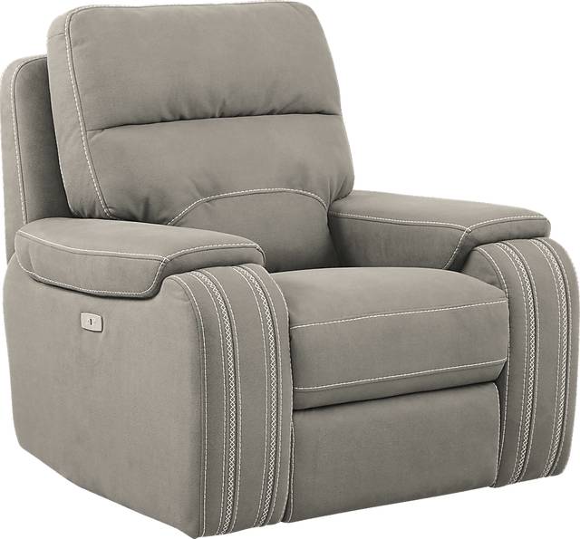 Brampton Place Mushroom 3 Pc Living Room with Reclining Sofa - Thumbnail - Image 4