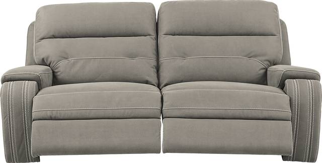 Brampton Place Mushroom Power Reclining Sofa - Thumbnail - Image 2