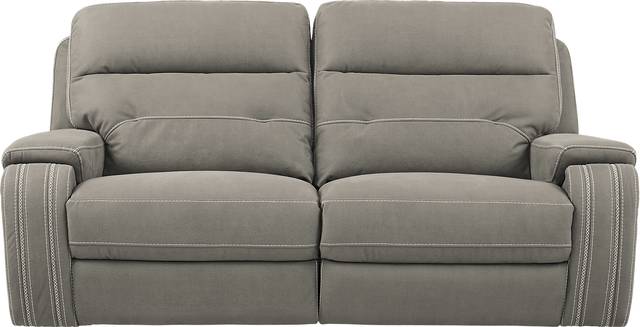 Brampton Place Mushroom 3 Pc Living Room with Reclining Sofa - Thumbnail - Image 2