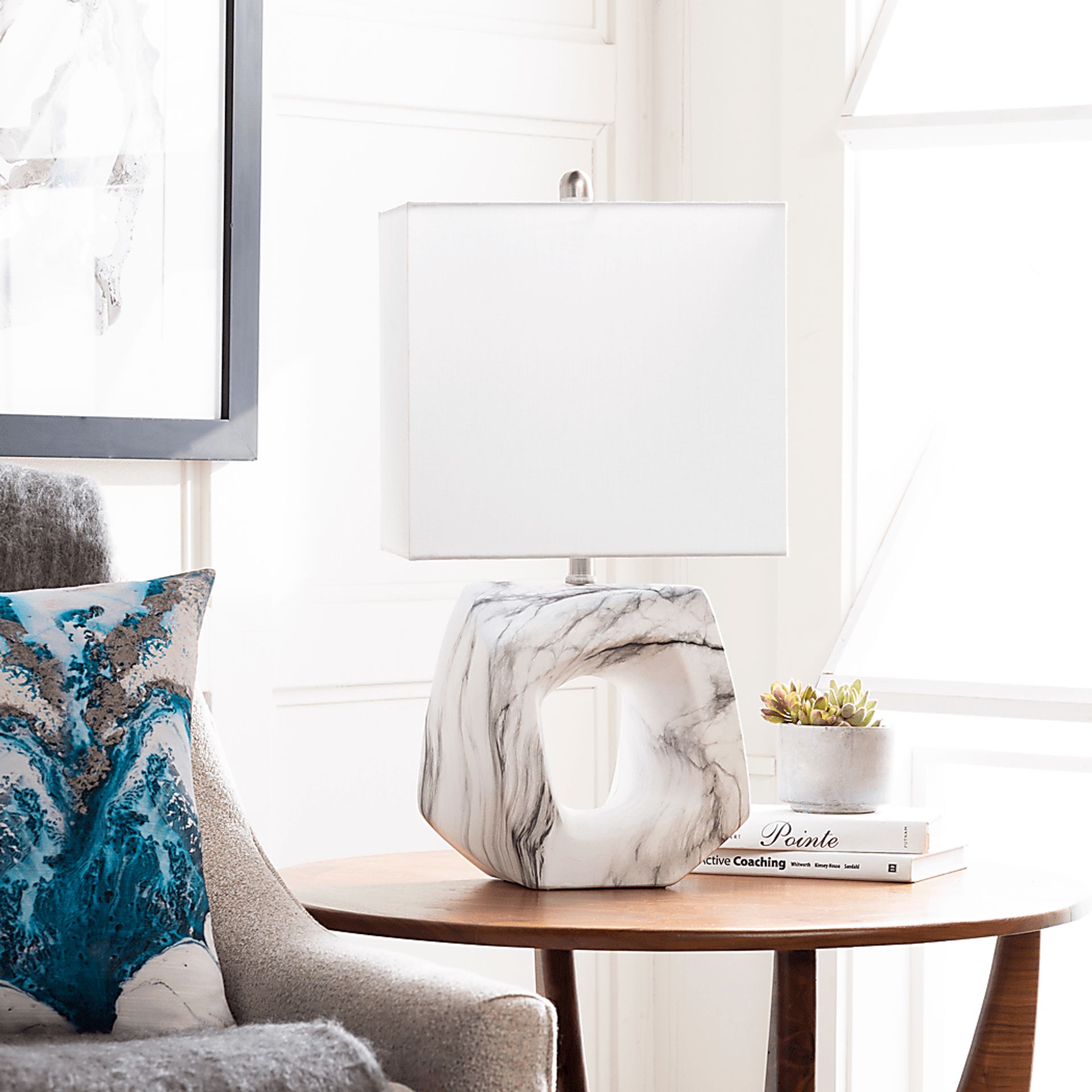 Branch Road Gray Lamp - Image 3