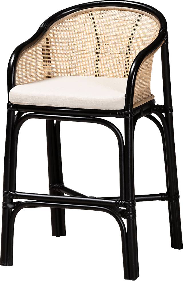 Branchaud Black Counter Stool - Thumbnail - Image 1