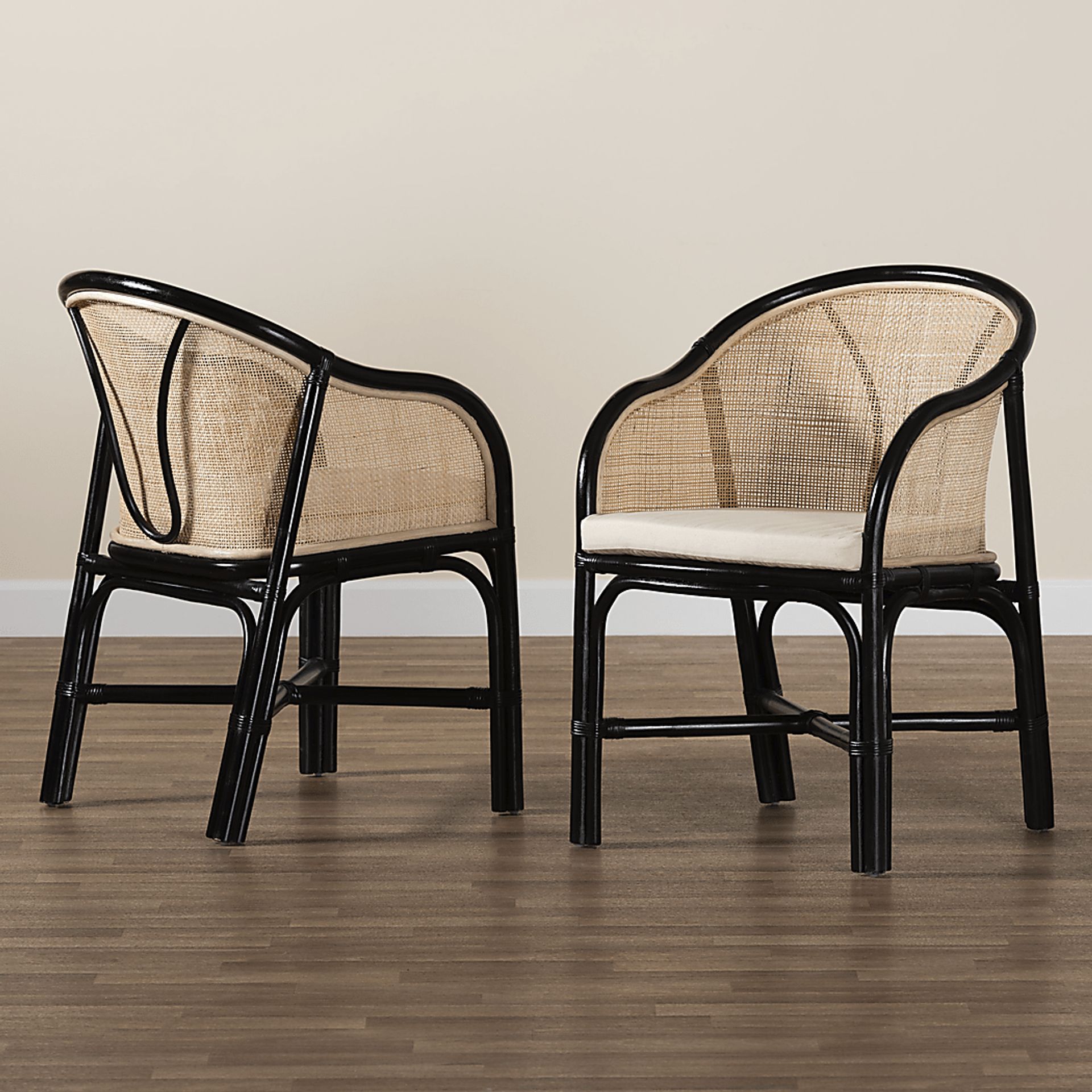 Branchaud Natural Arm Chair, Set of 2 - Image 3