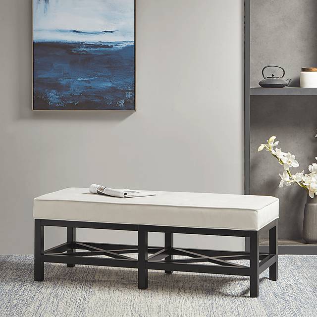 Branchwood Cream Accent Bench - Thumbnail - Image 2