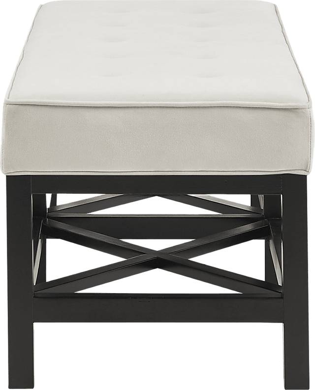 Branchwood Cream Accent Bench - Thumbnail - Image 4
