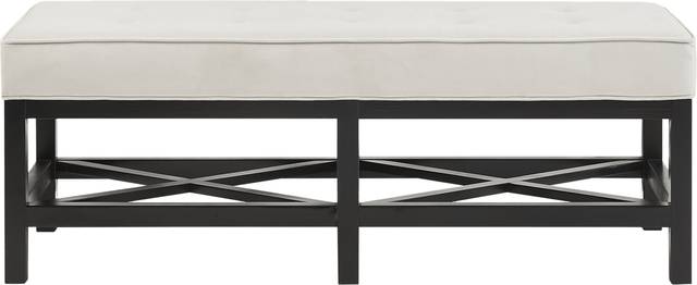 Branchwood Cream Accent Bench - Thumbnail - Image 1