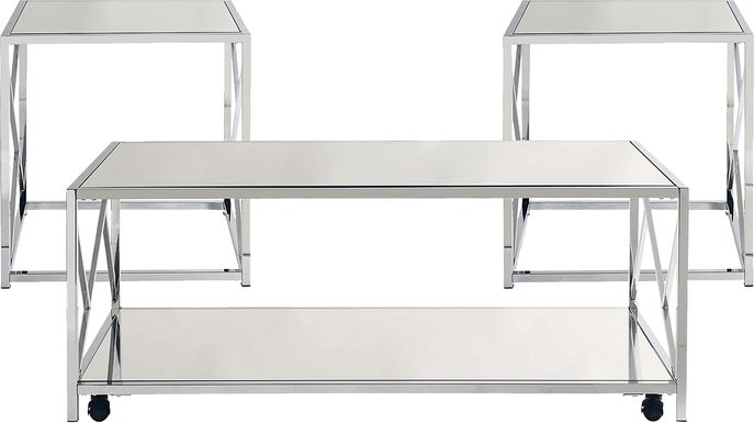Brandenberry Silver 3pc Table Set