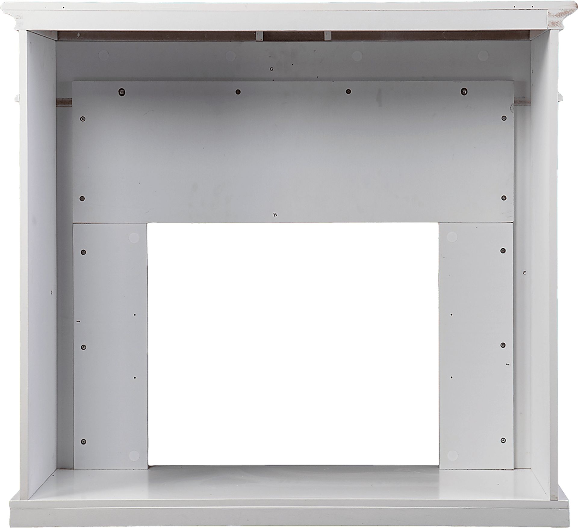 Brandycrest I White 42 in. Console With Color Changing Electric Fireplace - Image 4