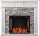 Brandycrest III White 42 in. Console With Smart Electric Fireplace