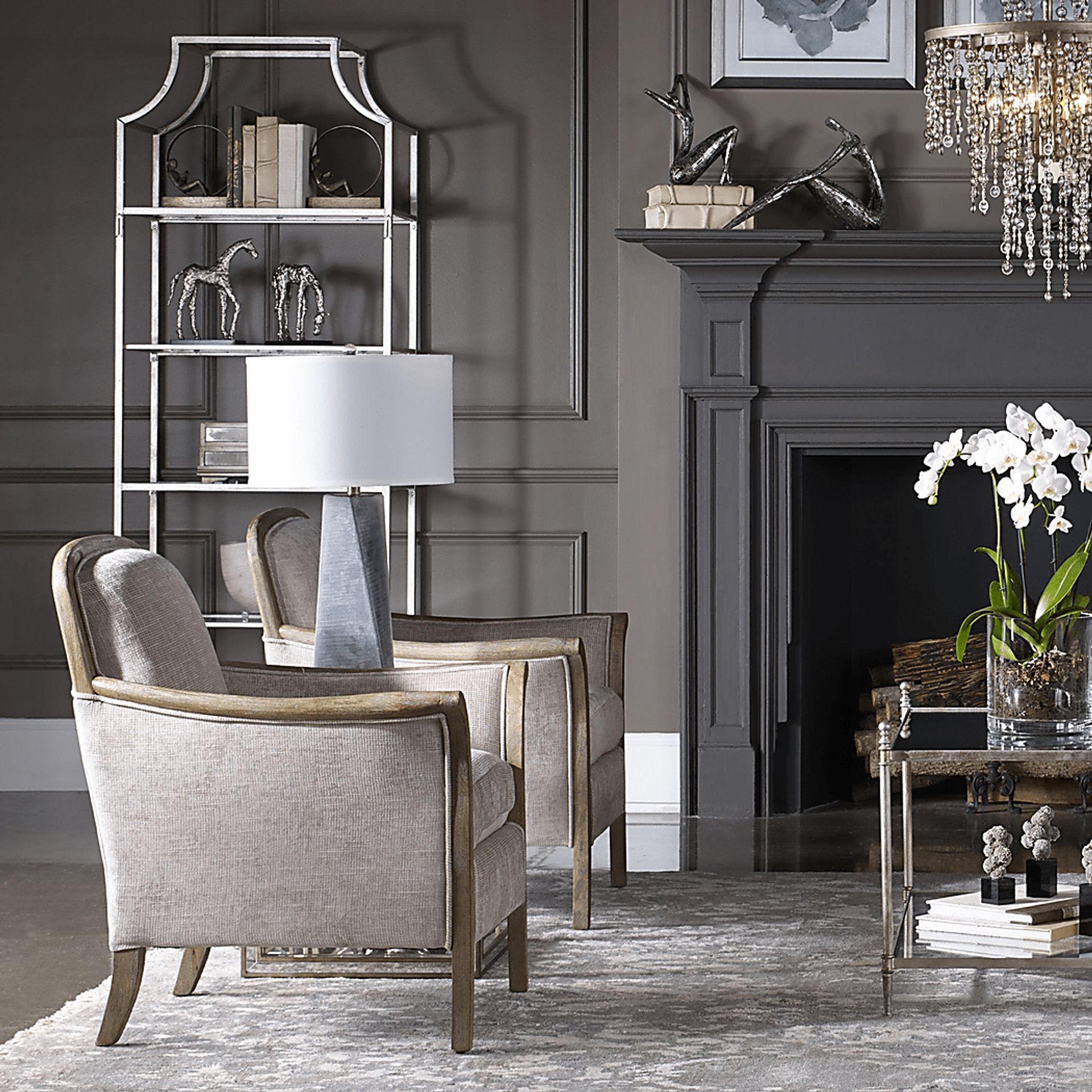 Branham Cove Gray Lamp - Image 2