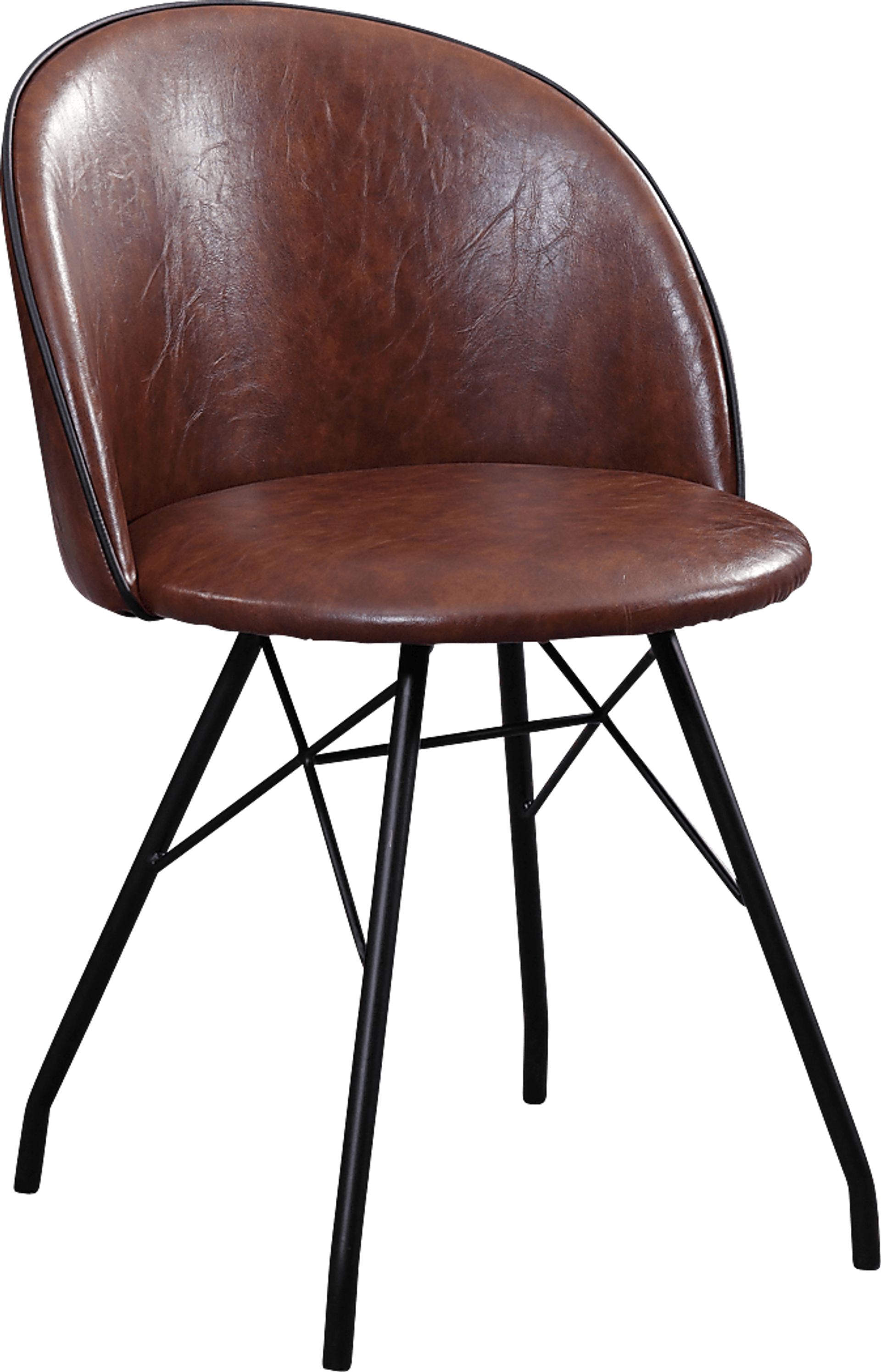 Branley Brown Swivel Desk Chair - Image 1