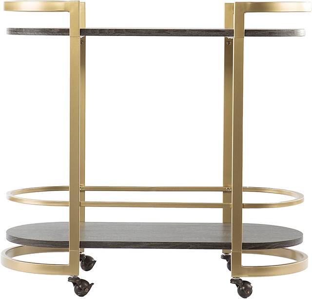 Branscome Black Bar Cart - Thumbnail - Image 4