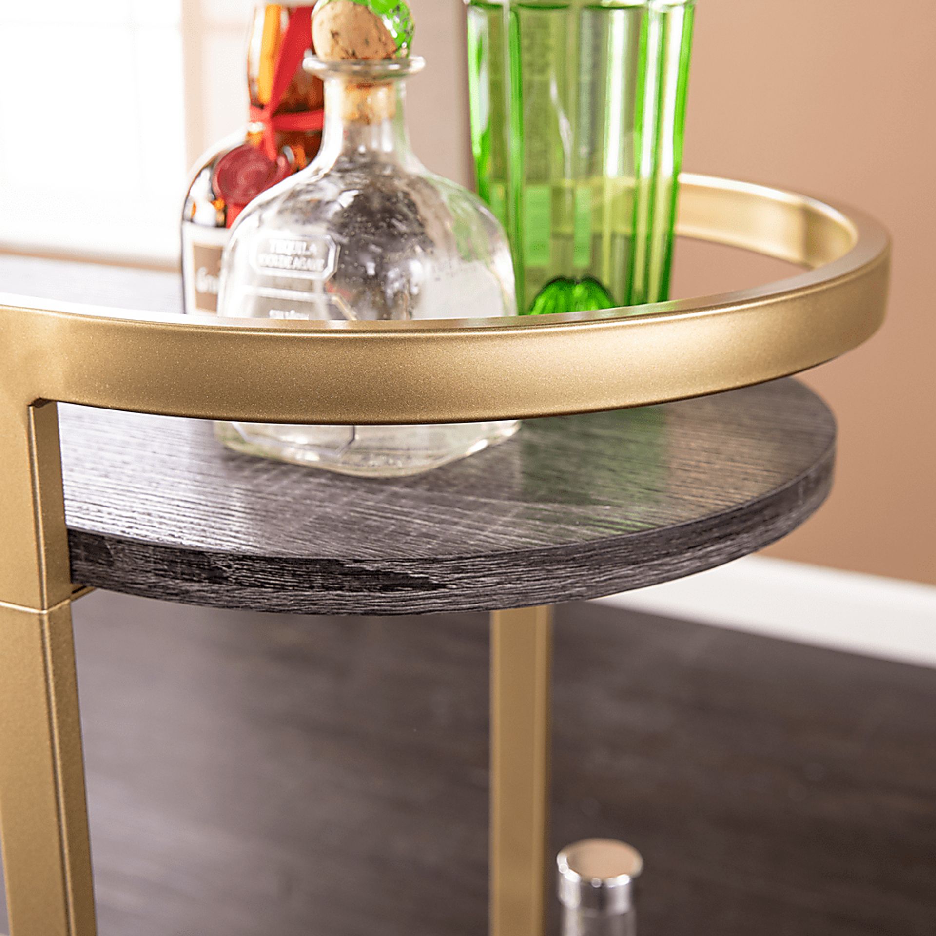 Branscome Black Bar Cart - Image 7