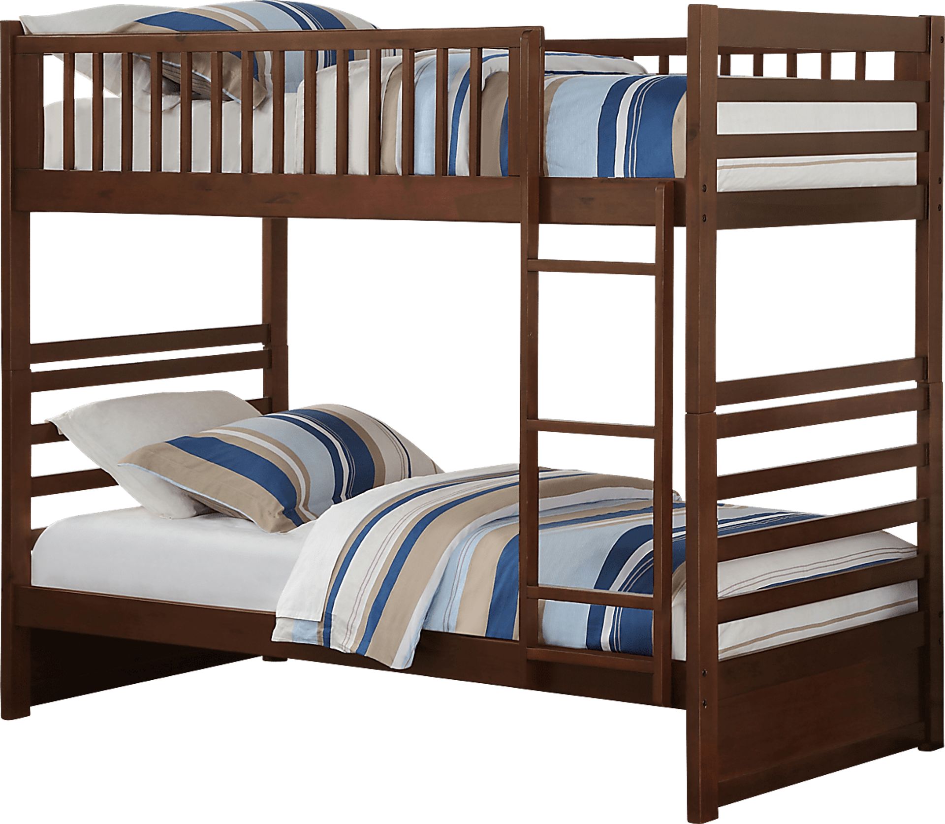 Branson Heights Brown Twin/Twin Bunk Bed - Image 2
