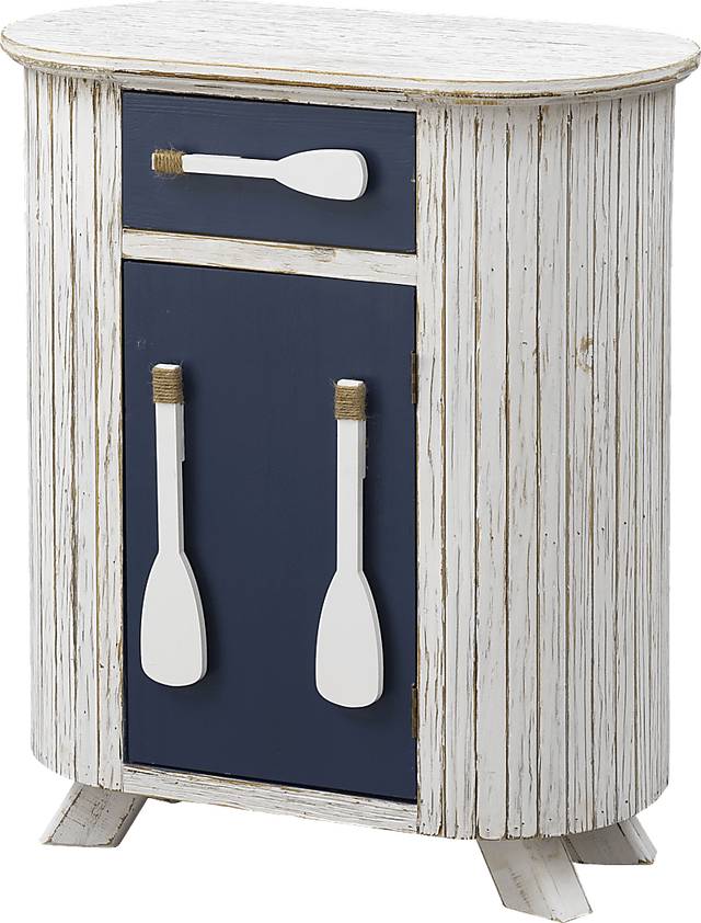Branteresa White Accent Cabinet - Thumbnail - Image 1