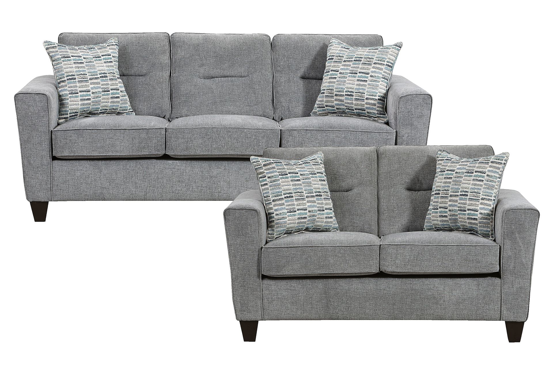 Brantley Boulevard Gray 2 Pc Living Room - Image 1