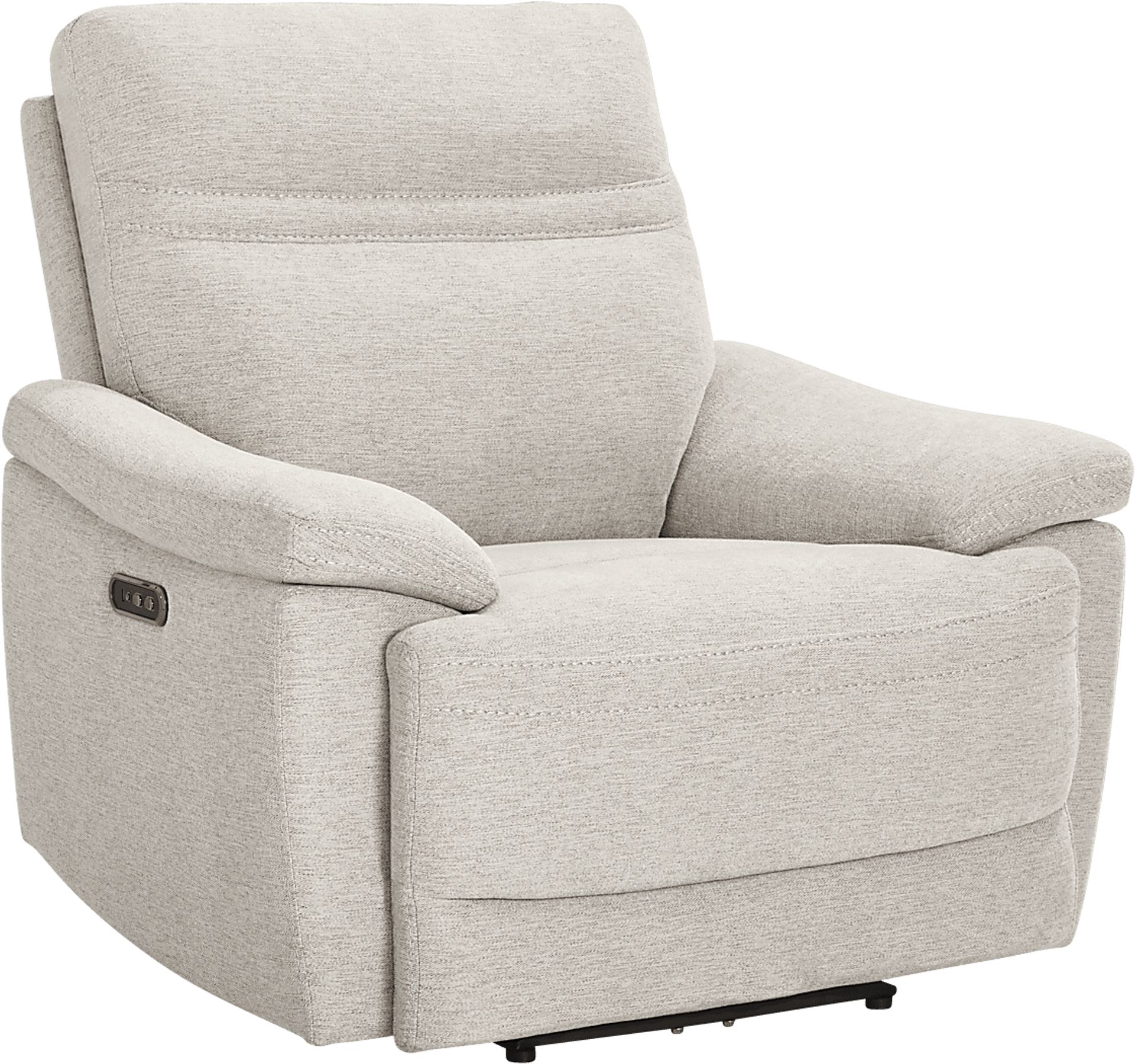 Brantley Light Gray Dual Power Recliner - Image 3