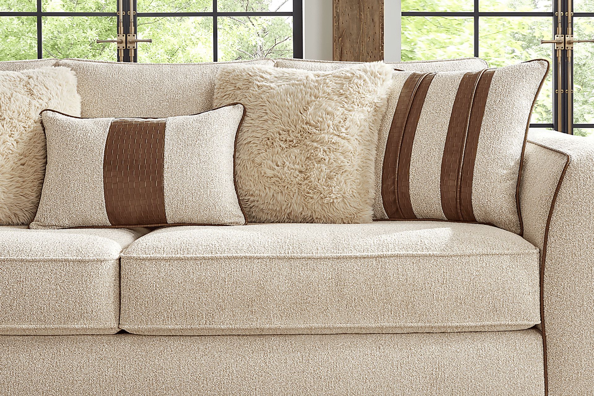 Bradley Pointe Beige 5 Pc Living Room - Image 4