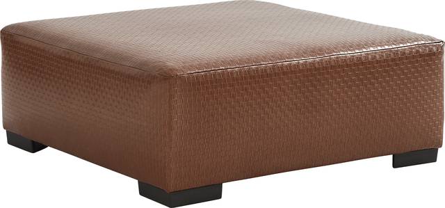 Bradley Pointe Brown Ottoman - Thumbnail - Image 2