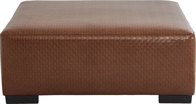 Bradley Pointe Brown Ottoman - Thumbnail - Image 1