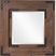 Branud Brown Square Mirror