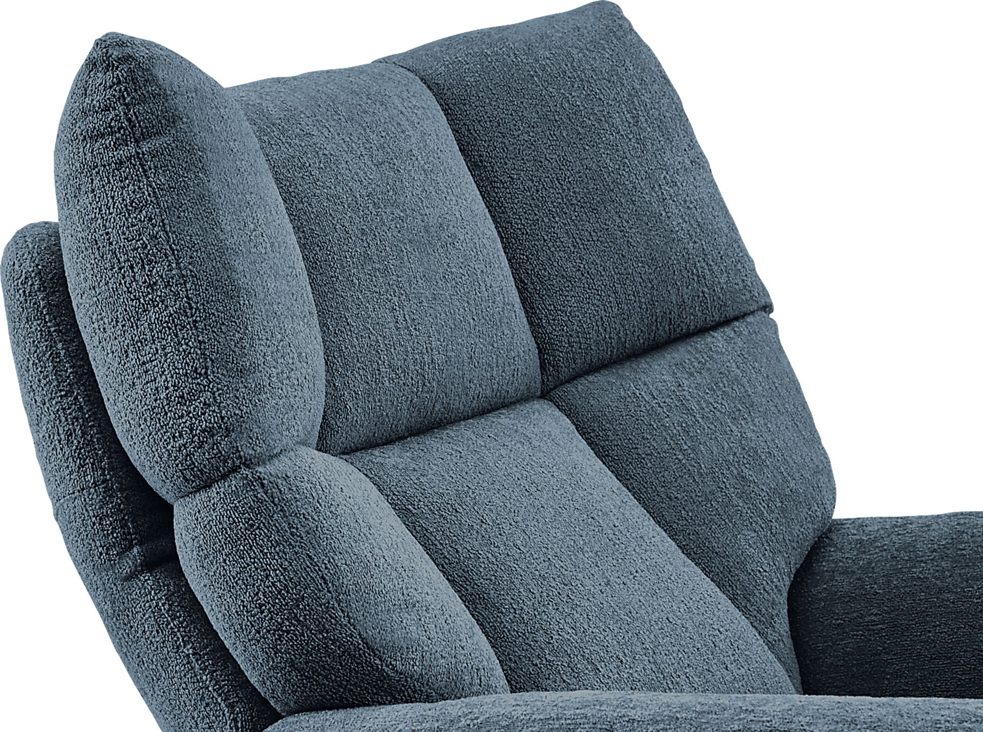 Braselton Blue Swivel Recliner - Image 4