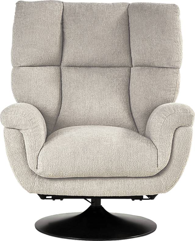 Braselton Silver Swivel Recliner - Thumbnail - Image 2