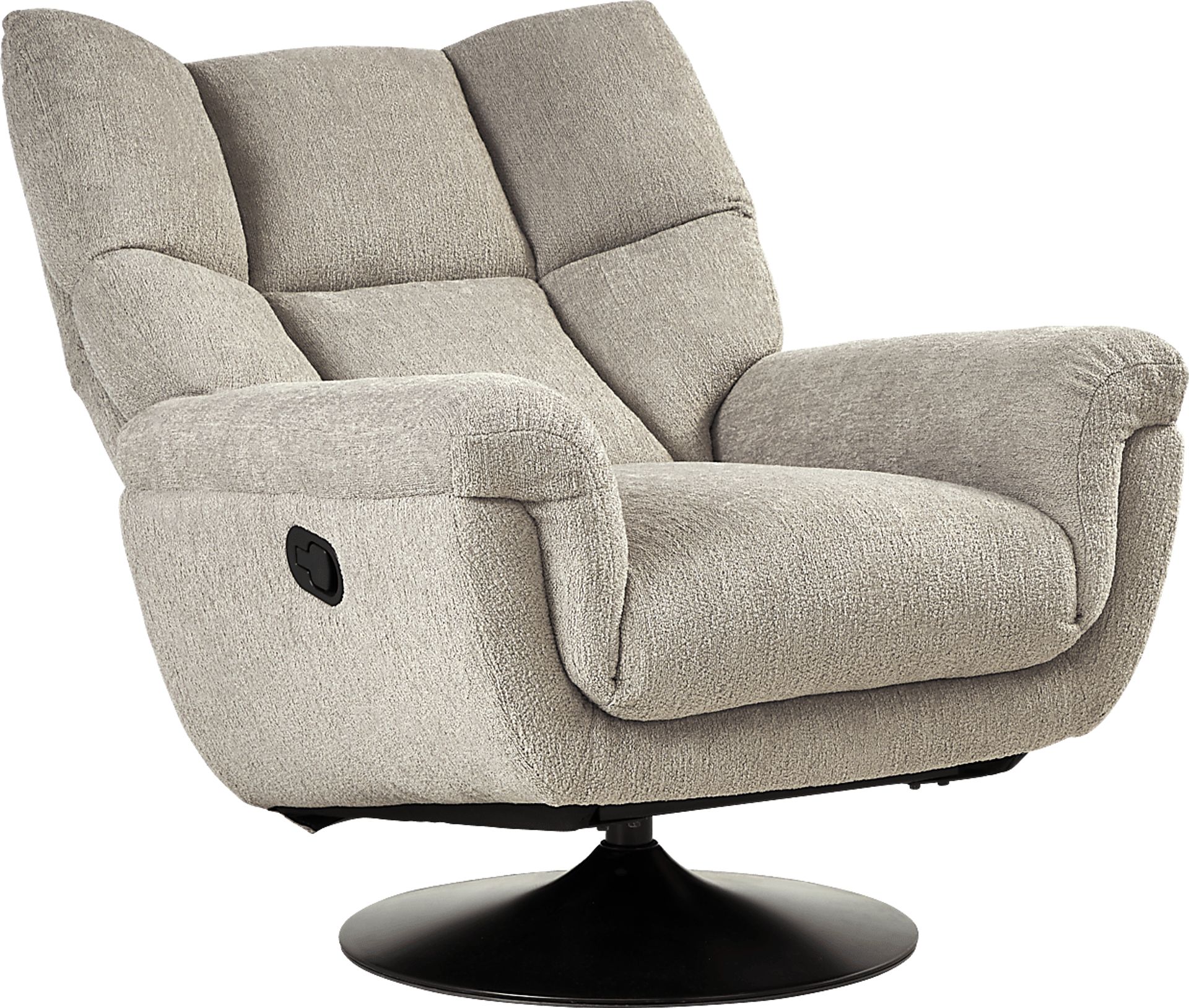Braselton Silver Swivel Recliner - Image 3