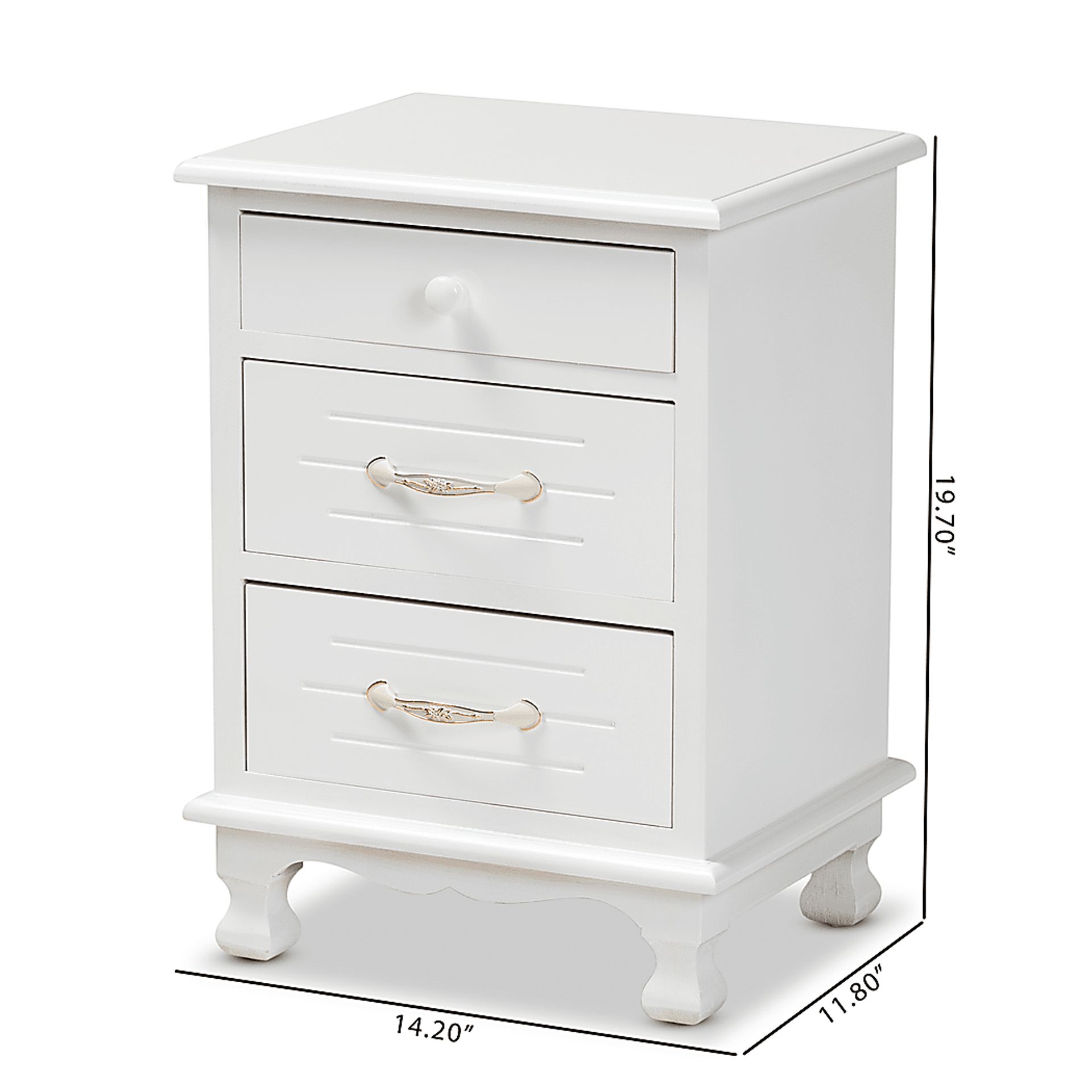 Brashear White Nightstand - Image 10