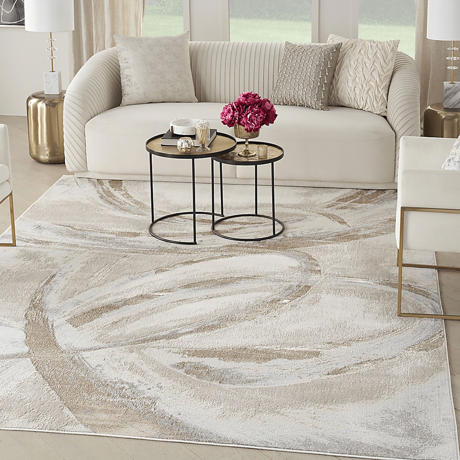 Brasix Beige/Gray 12' x 15' Rug - Image 3