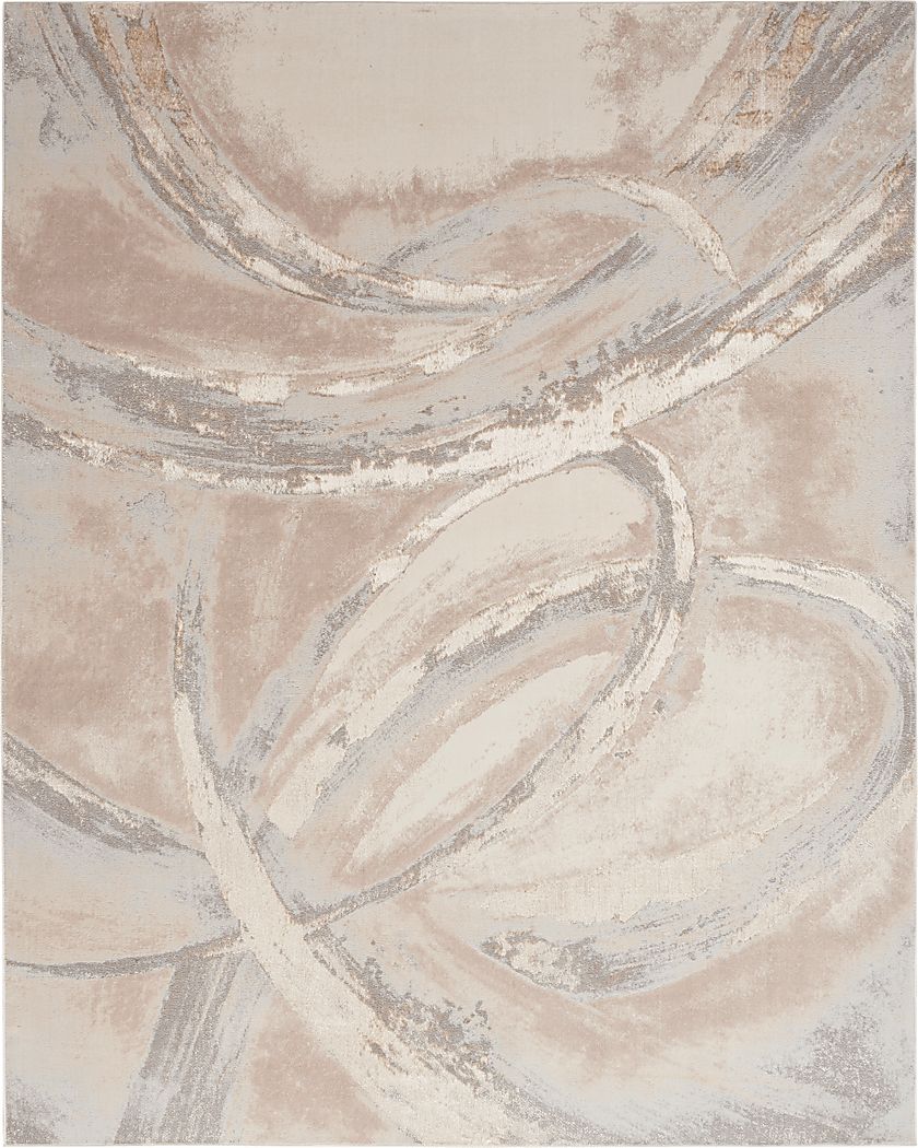 Brasix Beige/Gray 9' x 12' Rug