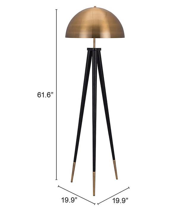 Brass Cloud Brass Floor Lamp - Thumbnail - Image 4