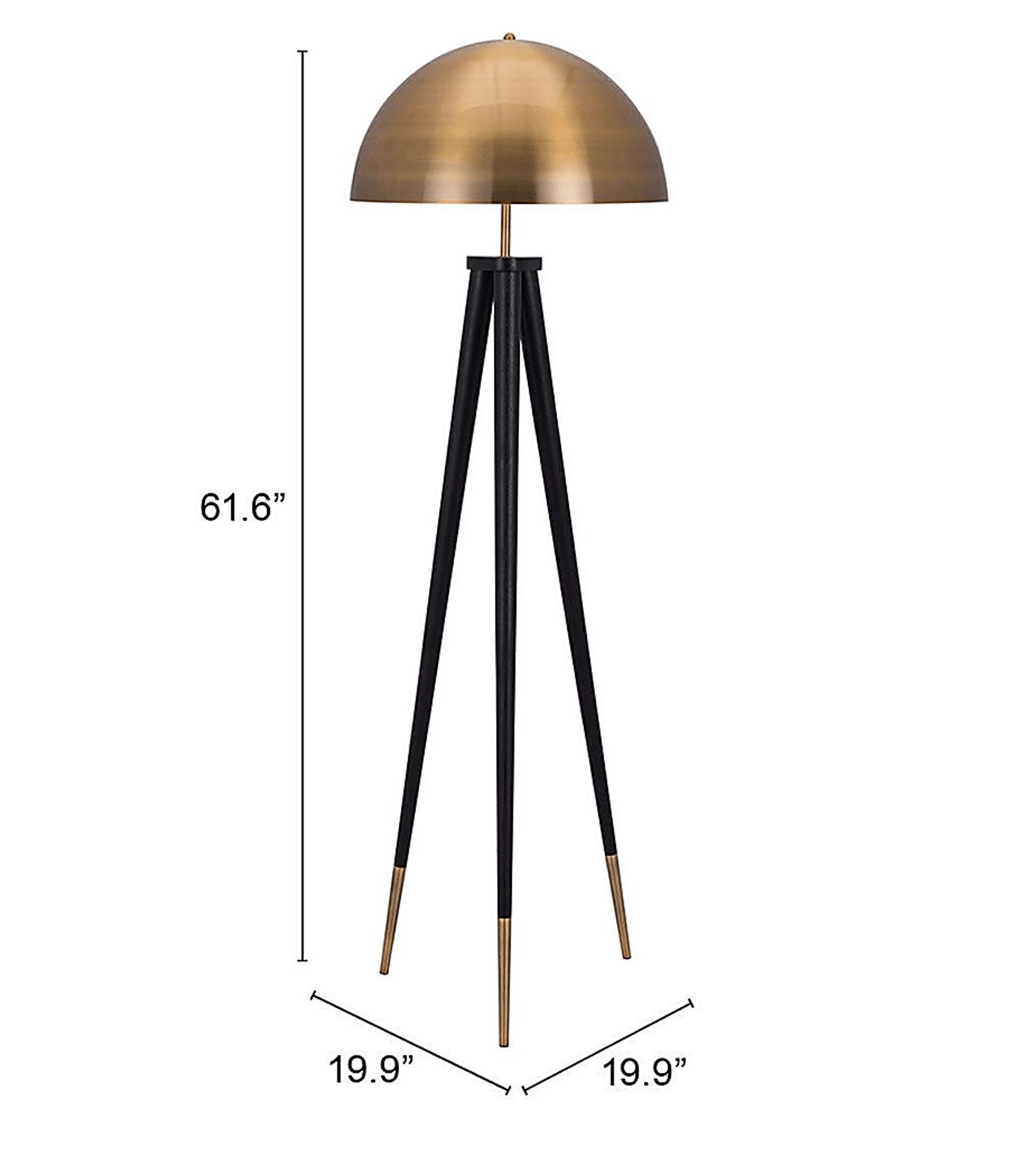 Brass Cloud Brass Floor Lamp - Image 4