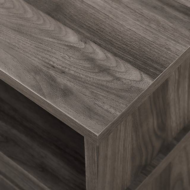 Brassiewood Gray 58 in. Console With Electric Fireplace - Thumbnail - Image 7