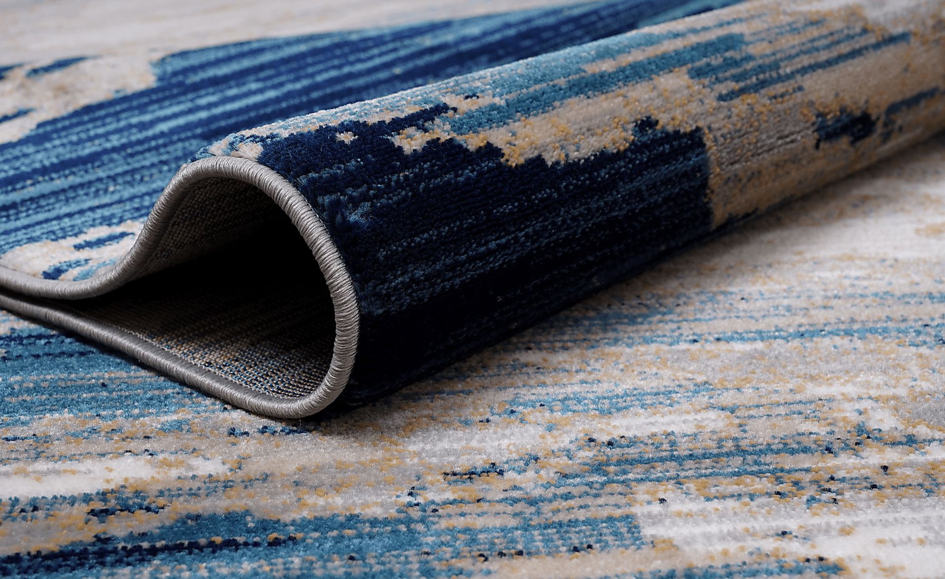 Brassle Blue 5'3 x 7'6 Rug - Image 3