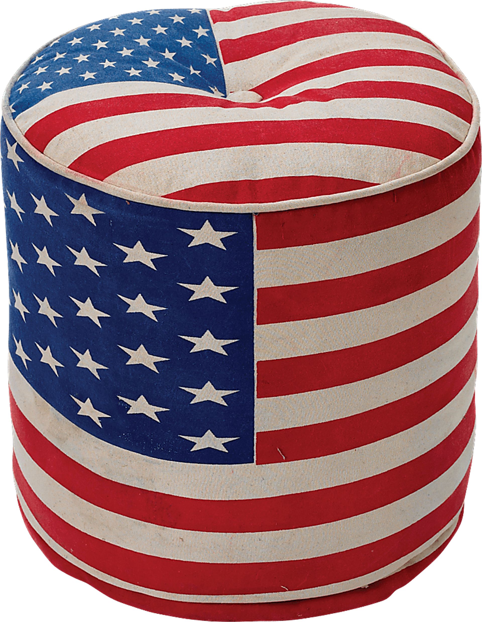 Bravery Red Pouf - Image 1