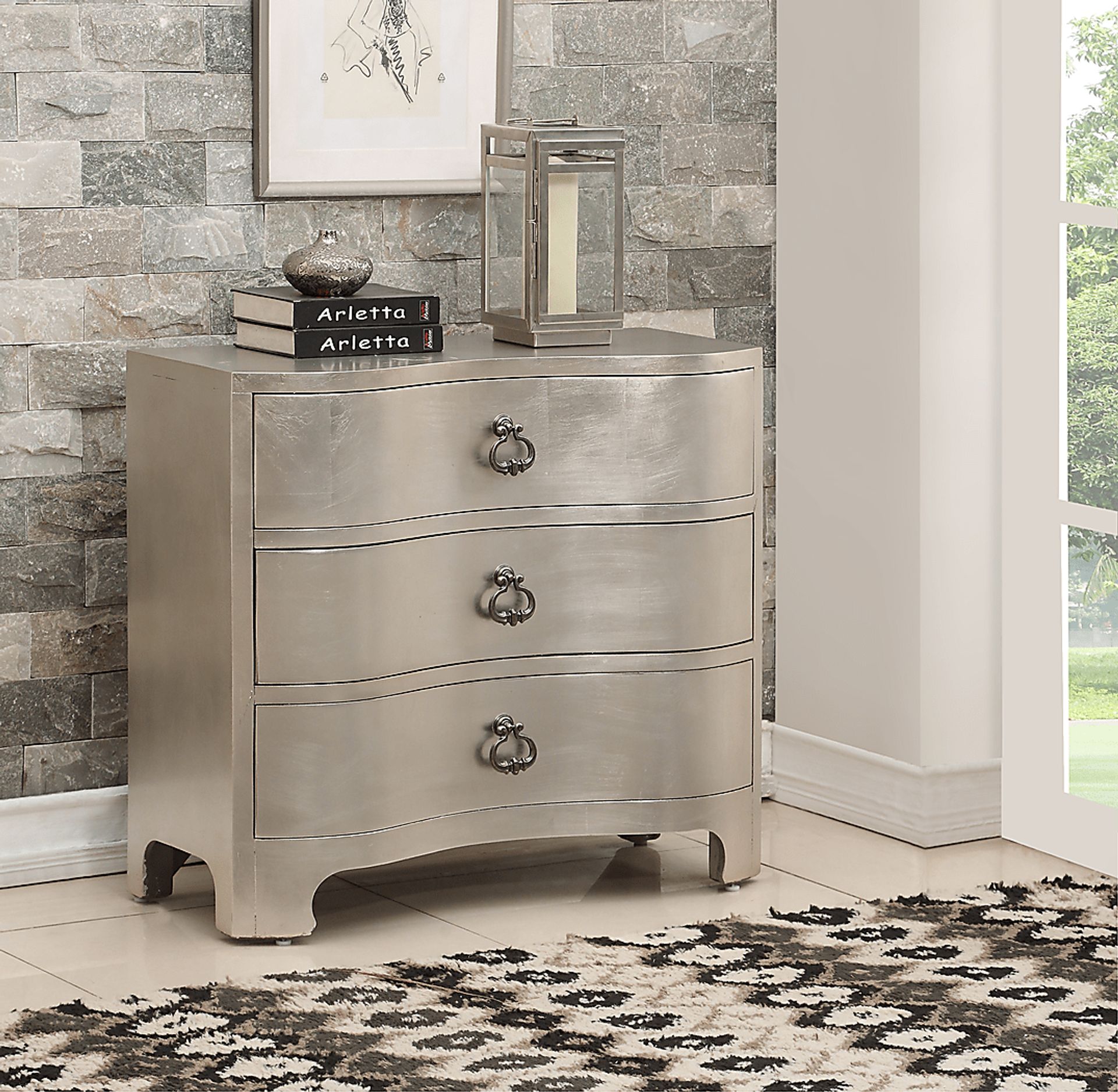 Braxdale Silver Accent Cabinet - Image 3