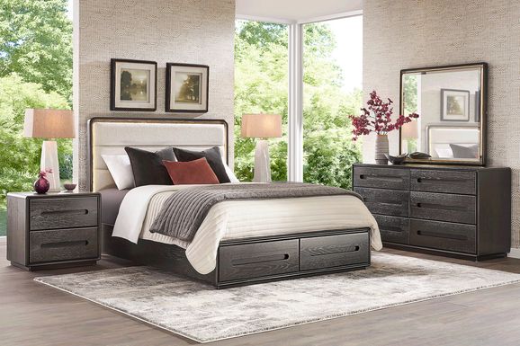 Braxton Espresso 5 Pc King Storage Bedroom