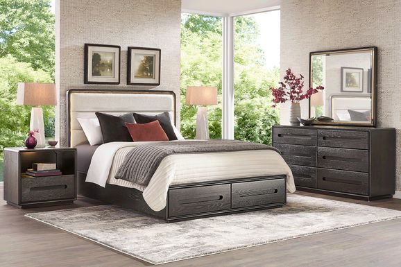 Braxton Espresso 7 Pc King Storage Bedroom