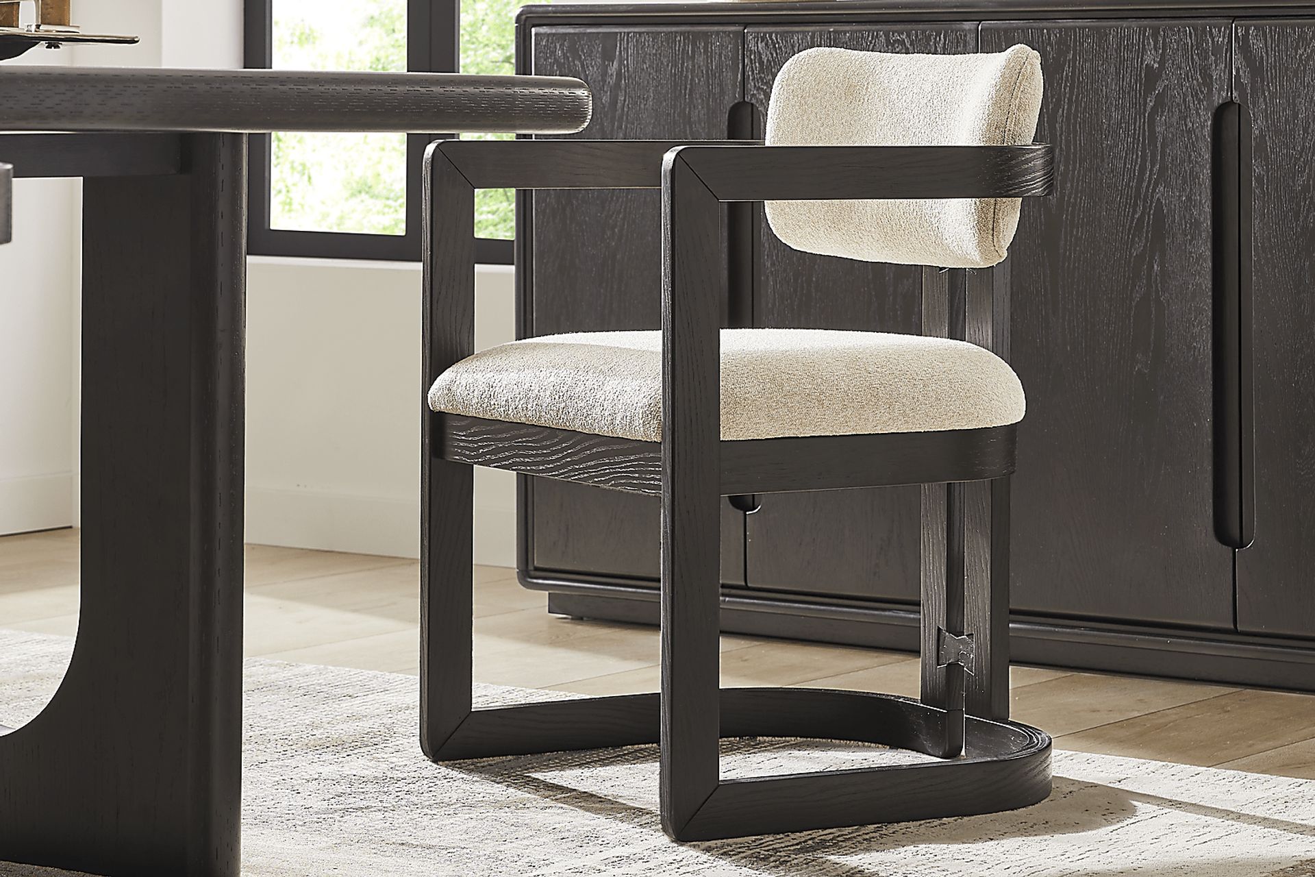 Braxton Espresso Arm Chair - Image 5