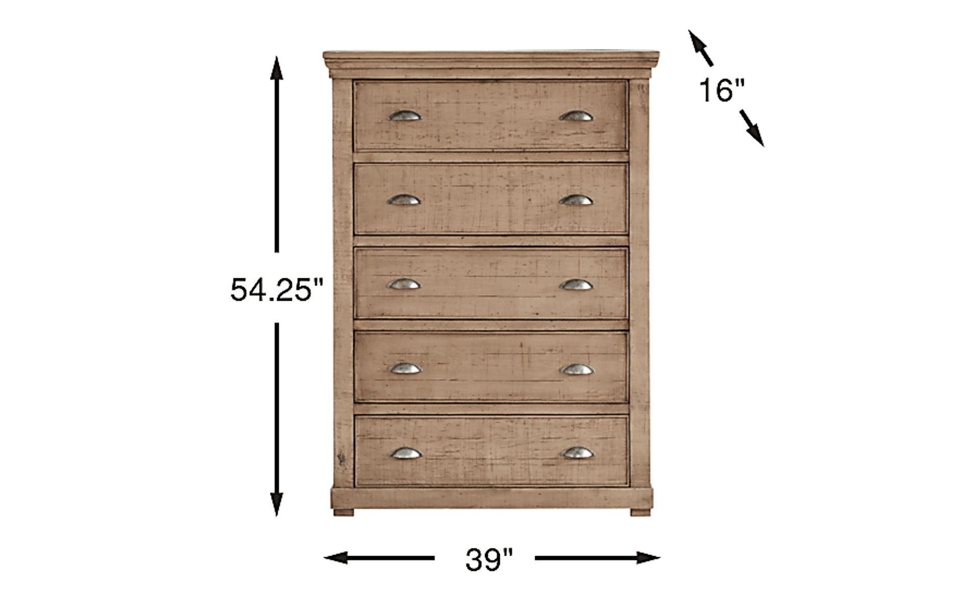 Dimension Image. Please refer to the Dimension Tab on this page for dimension details.