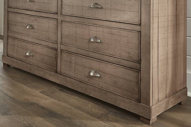 Braxton Place Gray 7 Pc Queen Bedroom - Thumbnail - Image 7