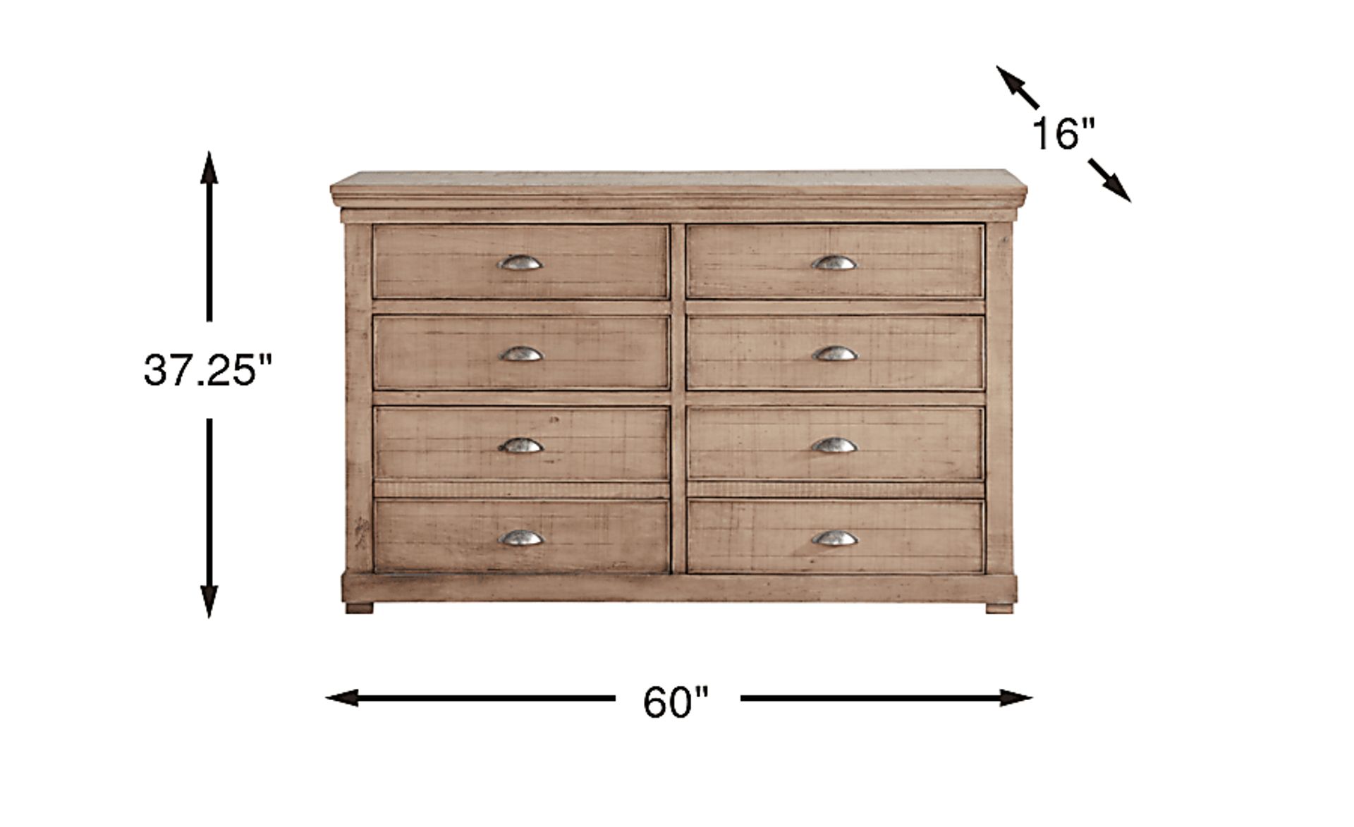 Dimension Image. Please refer to the Dimension Tab on this page for dimension details.