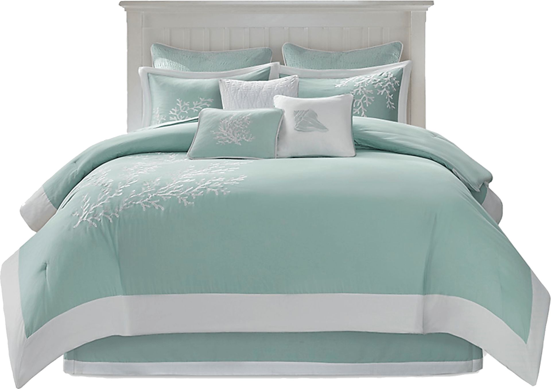 Braydan Blue Cal King Comforter Set - Image 1