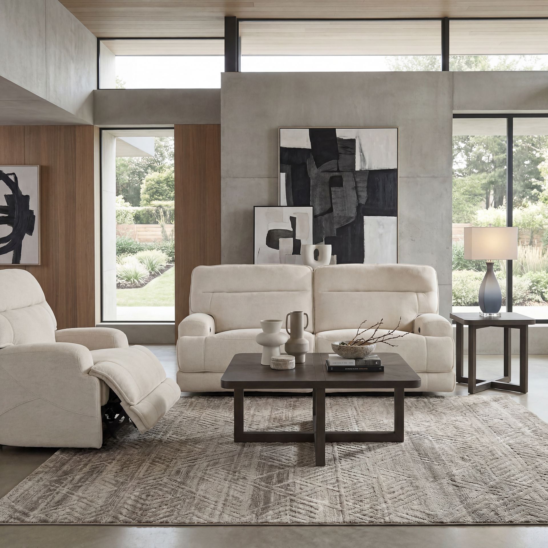 Brayden Light Gray 5 Pc Dual Power Reclining Living Room - Image 8