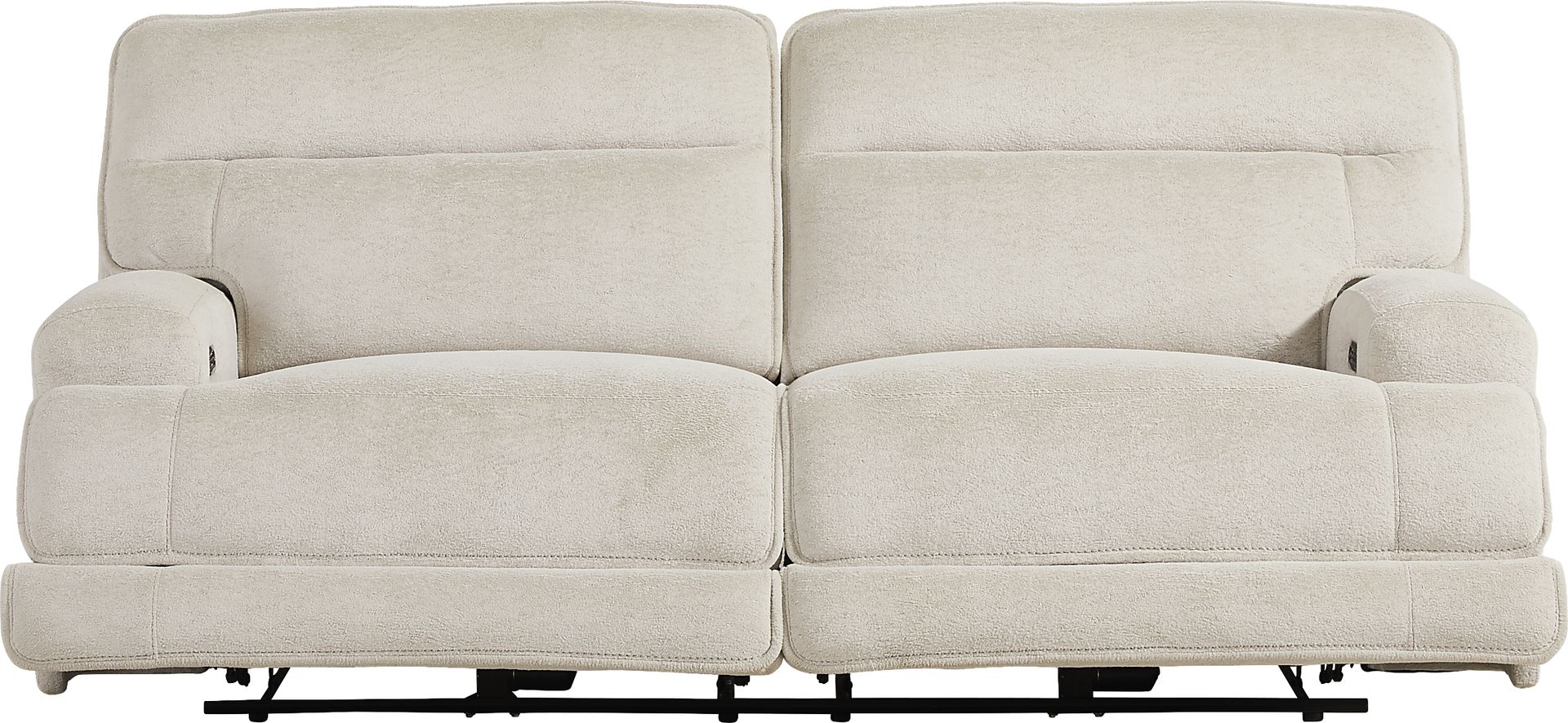 Brayden Light Gray 5 Pc Dual Power Reclining Living Room - Image 3