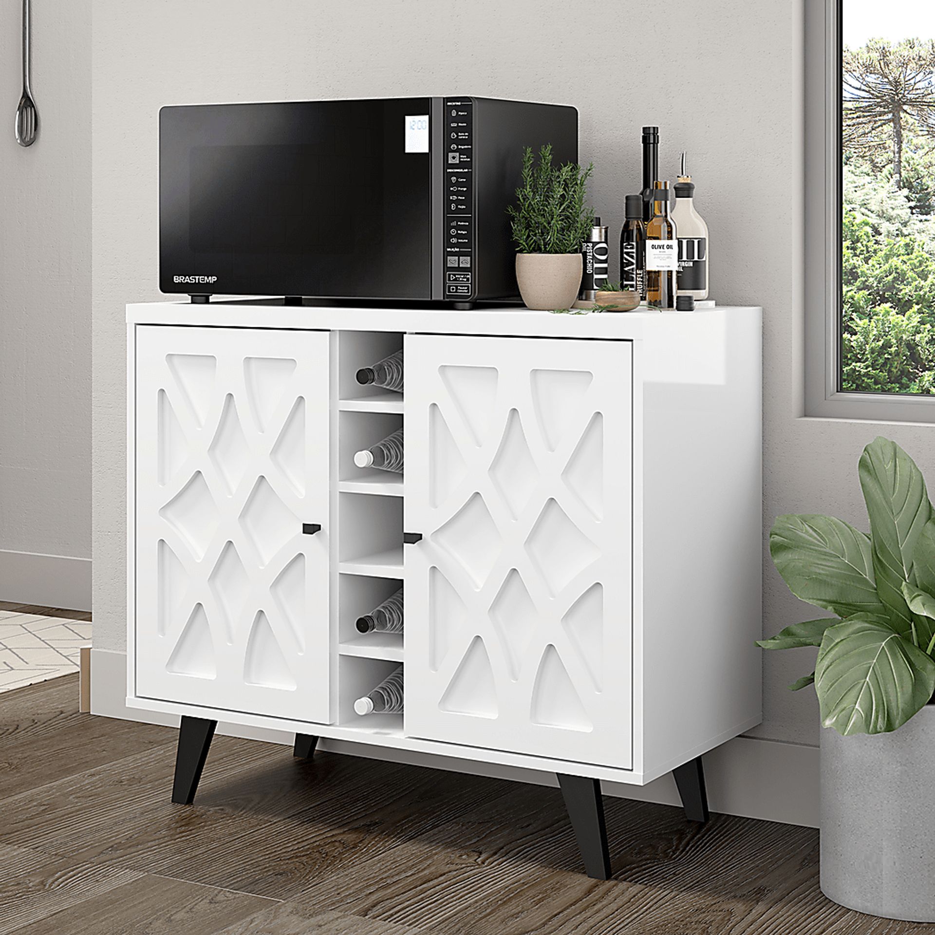 Brayton White 36 in. Console - Image 6