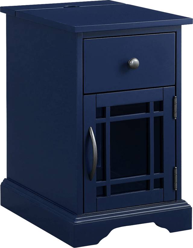 Brayward Blue Nightstand - Thumbnail - Image 1