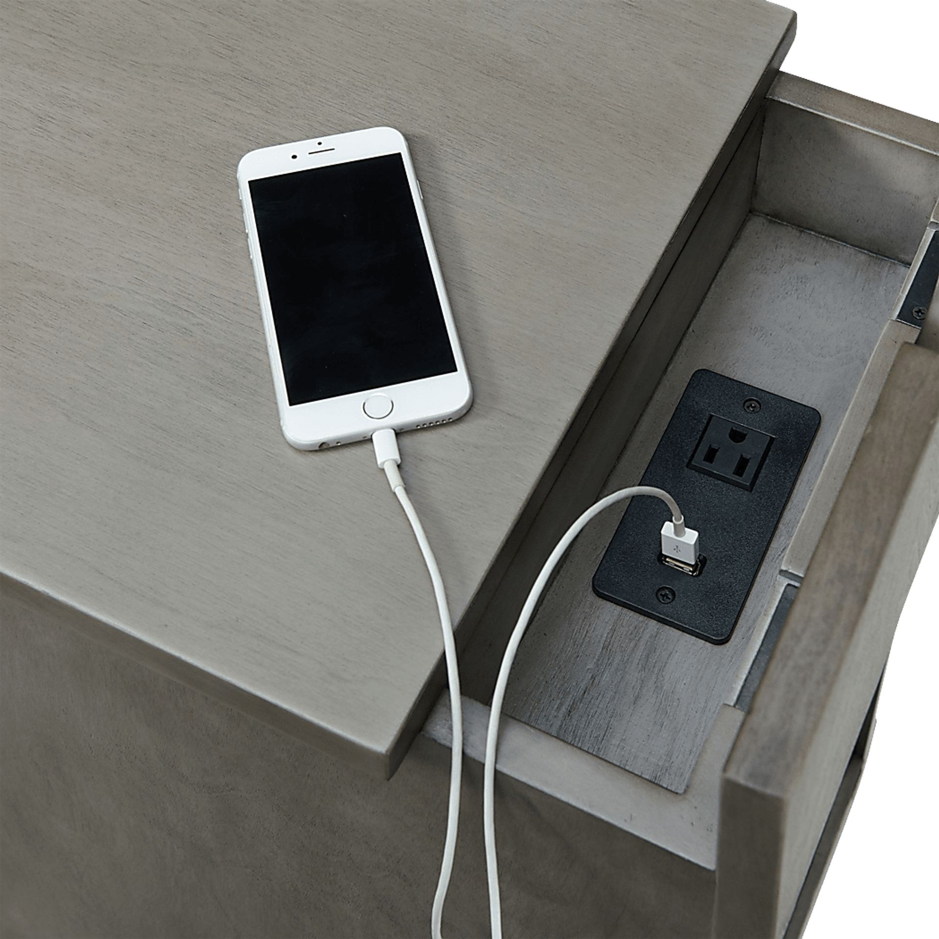 Brayward Gray Nightstand - Image 3