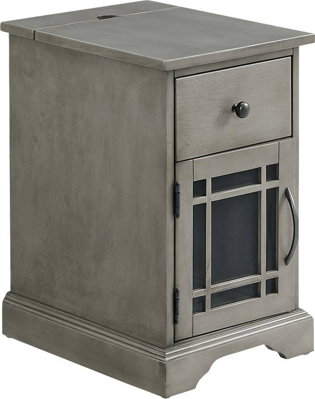 Brayward Gray Nightstand - Thumbnail - Image 1