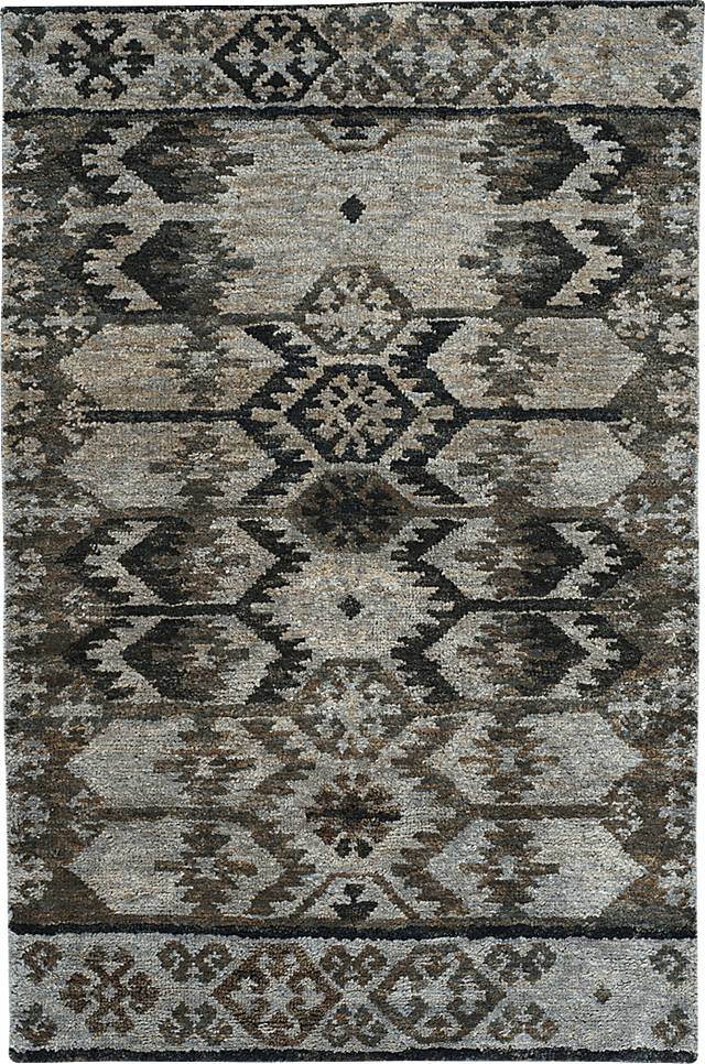 Brea Grey 5' x 8' Rug - Thumbnail - Image 1